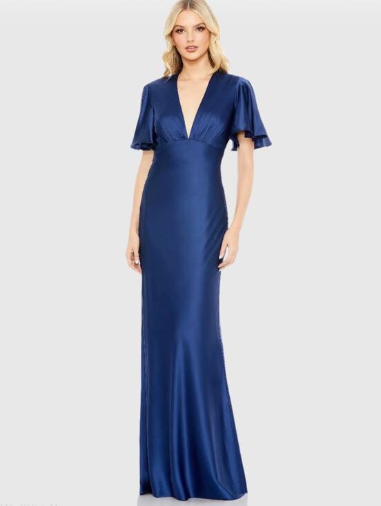 Mac Duggal Dresses & Skirts - New MAC DUGGAL 554021 column sapphire blue dress sz 4